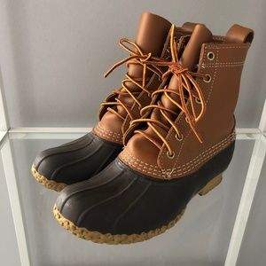 LL Bean Boots, Tan/Brown, Size 7 M - Like New!